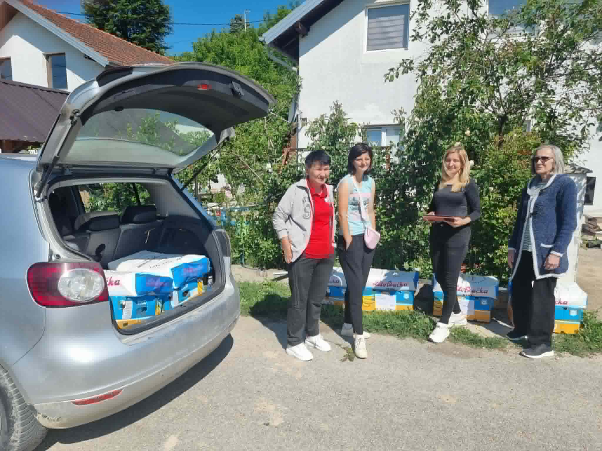 Podjela prehrambenih paketa uz podršku Caritasa
